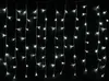 LED Lichtervorhang - 160 kaltweiße LED - 1,9 x 0,8m - Produktbild-Vorschau 3