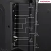 A close-up view of the back panel of a television, showing various ports and connectors with labels. Anteprima dell’immagine prodotto