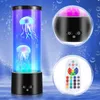 Jopassy LED Quallen Nachtlichter Lava Lampe Leuchte Produktbild-Vorschau 6