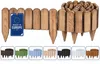 Woodygift Beeteinfassung Holz Rollzaun Gartenzaun Produktbild-Vorschau 1