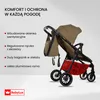 Babylux Wózek Spacerowy Dziecięcy ROMBO – Wózek Podróżny z Podgląd zdjęcia produktu 3