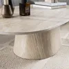 Couchtisch Centro 135cm / 3D Keramik travertin Produktbild-Vorschau 5