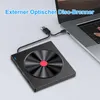 USB 3.0 / Typ-C externes CD/DVD-Laufwerk, kompatibel mit Produktbild-Vorschau 2
