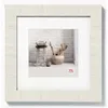 Dřevěný rám HOME 50x50 cm v polární bílé barvě Náhled obrázku produktu 6