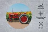 MuchoWow® Mauspad Mousepad Traktor - Rot - Sonnenblume - Produktbild-Vorschau 2