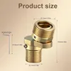 Messing-S-Anschluss, exzentrisch, 1-2 zu 3-4 - 360° Produktbild-Vorschau 3