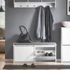 SoBuy FSR98-XL-W Výklopný botník se 2 klapkami Lavice na Náhled obrázku produktu 2