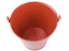 Blecheimer Vintage als Blumentopf / Dekoration Orange Produktbild-Vorschau 1