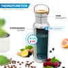 NORDMUT® Edelstahl Trinkflasche isoliert + Teesieb – Produktbild-Vorschau 3