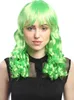 WIG ME UP Perücke Korkenzieher-Locken Grün XR-007-PC15 Produktbild-Vorschau 1