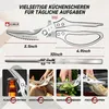 Geflügelschere Edelstahl, Multifunktions Küchenschere mit Produktbild-Vorschau 5
