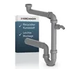 KIRCHHOFF ECO SAVE Raumspar Siphon Küchenspüle, Abfluss für Produktbild-Vorschau 7