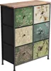 Komoda z tkaniny z 6 szufladami, 67,5 x 30 x 86,5 cm - wzór Podgląd zdjęcia produktu 9