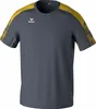 Erima Evo Star T-Shirt Schiefergrau/Gelb Produktbild-Vorschau 3