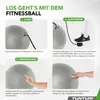Tunturi Anti Burst Fitnessball mit Pumpe - Yoga-Ball 75 cm Produktbild-Vorschau 5