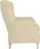 Max Winzer Ohrenbackensessel Lorris - Flachgewebe beige - Produktbild-Vorschau 4