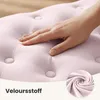 Samtbank gepolstert 100 cm MONACO Puderrosa Produktbild-Vorschau 8