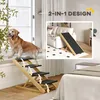 PawHut Hundetreppe 4-stufige 62,5 cm Höhenverstellbar Produktbild-Vorschau 5