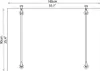 Palram - Canopia Vordach Taurus 1400 silber 91x140 cm Produktbild-Vorschau 8