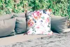 MuchoWow® Outdoor Kissen - Blumen - Rosen - Aquarell - Produktbild-Vorschau 2