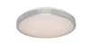 A white ceiling light with a silver trim, shown against a white background. Produktbild-Vorschau