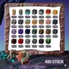 400 Magnetische Bausteine Vulkanlava – Produktbild-Vorschau 2