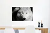 MuchoWow® Poster In der Nähe Ansicht Wolf in Schwarz und Produktbild-Vorschau 5