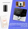 A collage of product images and text promoting a smart thermostat. Podgląd zdjęcia produktu