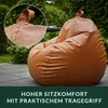 Green Bean® Sitzsack aus Kunstleder mit EPS Perlen Füllung Produktbild-Vorschau 5