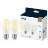 WiZ Filament-Lampe, transparent, 60 W A60 E27 x2, Produktbild-Vorschau 2