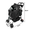 2 in 1 Hundewagen,Hundebuggy bis 15 kg mit abnehmbarem Produktbild-Vorschau 7