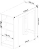 Bartisch AKORD Hockertisch Weiß 115 cm 4 Ebenen B115 x H103 Produktbild-Vorschau 4