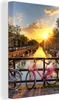 MuchoWow® - Leinwandbilder - Amsterdam - Blumen - Brücke - Produktbild-Vorschau 1