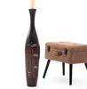 Leewadee Hohe Bodenvase 85 cm aus Mangoholz in braun Produktbild-Vorschau 2