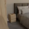 MRBLS_HOME - Nachttisch EICHE SONOMA - Nachtschrank - Produktbild-Vorschau 9