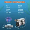 System napowietrzania oczka wodnego - 550 W, 5,2 CFM - Dla Podgląd zdjęcia produktu 7