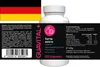 A product shot of a bottle of Guavital+ Forte supplements, with a German flag in the top left corner. Náhled obrázku produktu