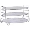 A three-tiered metal drying rack for kitchenware. Produktbild-Vorschau
