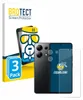 A product shot showing the packaging for a screen protector, a smartphone, and the screen protector itself. Produktbild-Vorschau