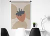 MuchoWow® Wandteppich Wandbehang Obst - Pastell - Erdbeere Produktbild-Vorschau 4