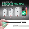 360° puzdro pre iPhone 14 Pro Max, priehľadný ochranný kryt Náhľad obrázku produktu 4