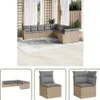 The Living Store 10-tlg. Garten-Sofagarnitur mit Kissen Produktbild-Vorschau 1