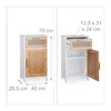 Relaxdays 10021848, 1 szt. Podgląd zdjęcia produktu 4