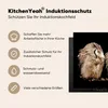 KitchenYeah© Herdabdeckplatte Eule - Vogel - Schwarz , Produktbild-Vorschau 6