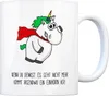 Honeycorns Kaffeebecher mit Einhorn Motiv und Spruch: Wenn Produktbild-Vorschau 1