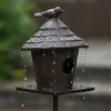 Comedero para pájaros Relaxdays con soporte, de hierro Vista previa de la imagen del producto 6