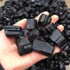 100 g schwarzer natürlicher rauer Turmalin-Mineralstein, Produktbild-Vorschau 5