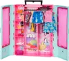 MATTEL Barbie ARMADIO + vestiti per bambola Barbie HKR92 Anteprima dell’immagine prodotto 3