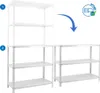 PROREGAL Schraubregal PANDA | HxBxT 180x90x40cm | Fachlast Produktbild-Vorschau 9