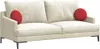 vidaXL Sitzkissen 2 stk. Stoff Rot Ø30 x 13 cm Produktbild-Vorschau 3